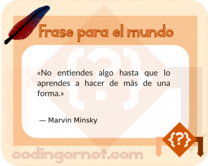 Frase de Marvin Minsky