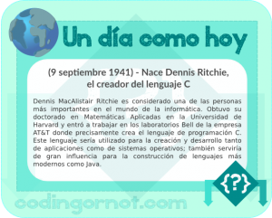 Nacimiento de Dennis Ritchie