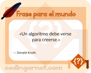 Frase de Donald Knuth